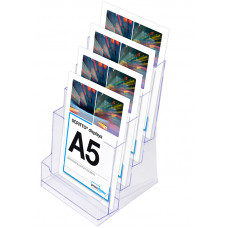 Akrylställ, 4xA5: Säljes i pack om 3 st